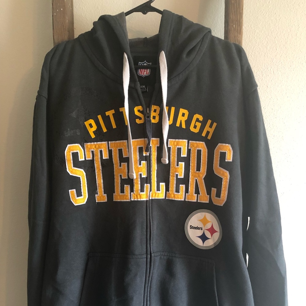 Pittsburgh Steelers Full Zip Sweatshirt